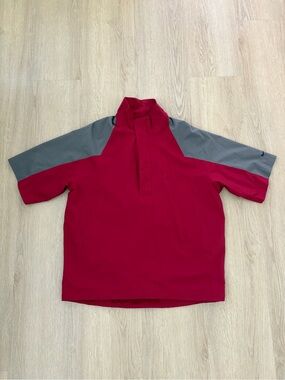 Nike Golf Short-Sleeve Pullover Quarter Zip Jacket - Nike Fit Storm